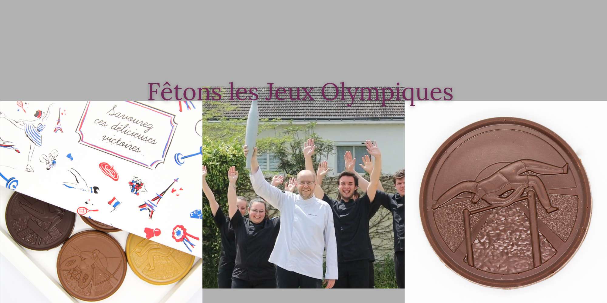 Fêtons les Jeux Olympiques avec les Médailles en Chocolat réalisées par Stéphane Pasco