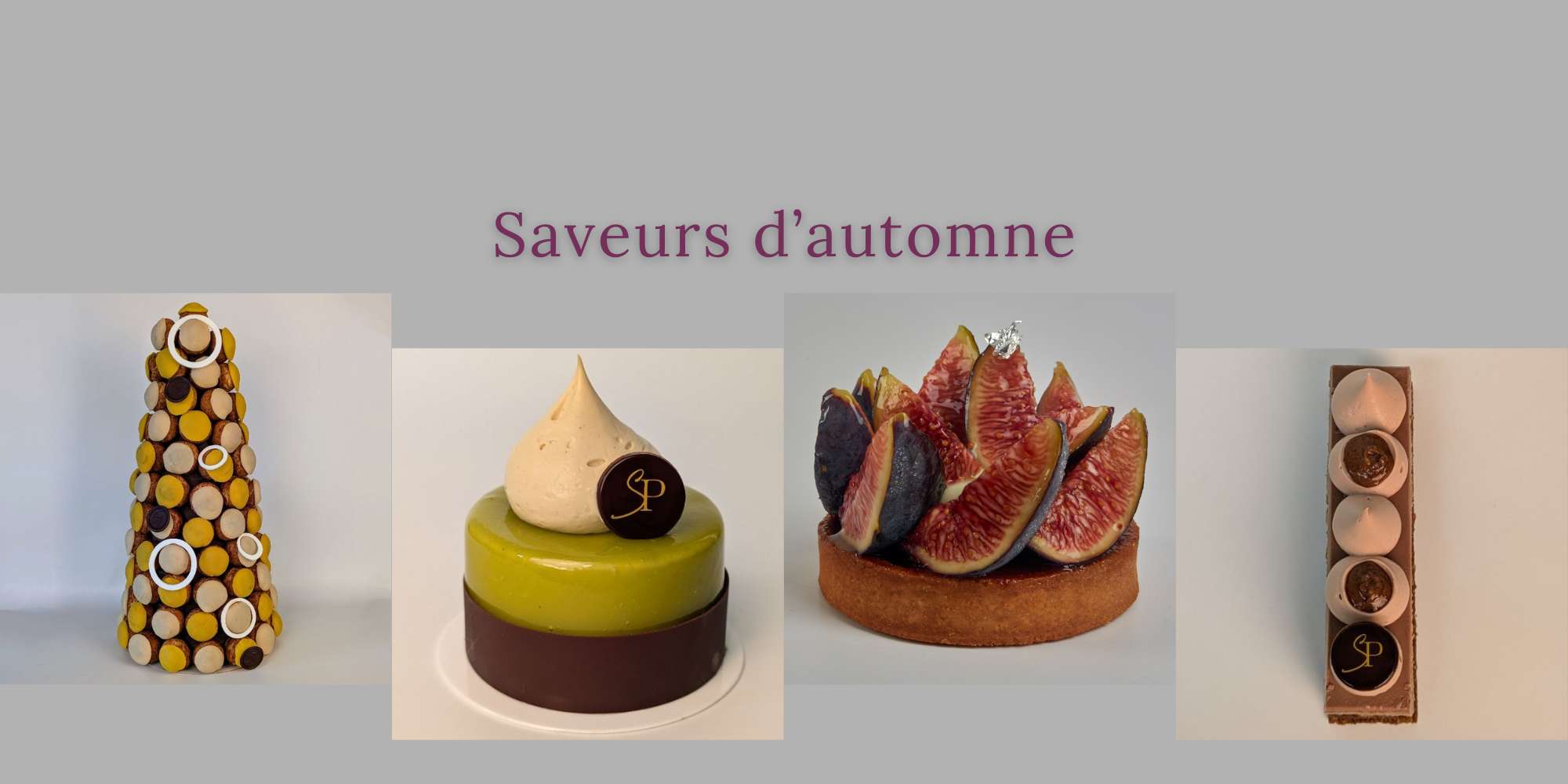 Nouvelles Pâtisseries de l'Automne 2024 du Pâtissier nantais Stéphane Pasco