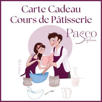 Carte-cadeau à offrir à un proche pour les Cours de Pâtisserie de Stéphane Pasco, Pâtisserie Chocolaterie à Nantes et Vertou